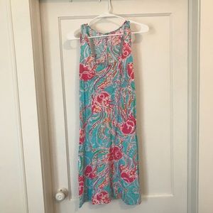 Lilly Pulitzer Jelly Fishing Cotton Tank Dress (M)